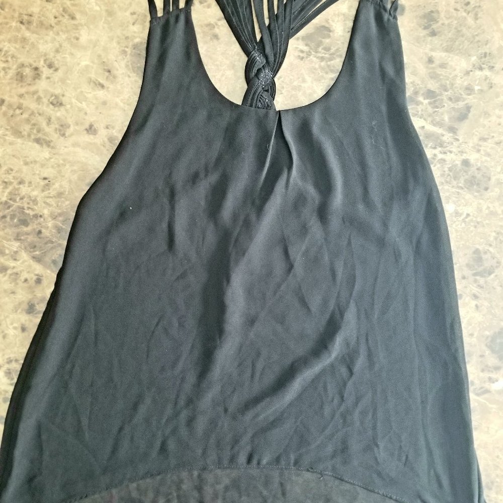 Black tank top